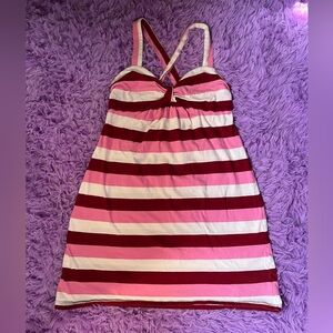 2000s RARE Victoria’s Secret PINK Striped Tank Top size extra small